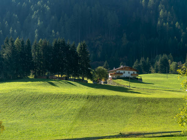 istock A lonely house in the Dolomites valley 1203125981