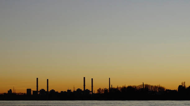 istock Sunset and Silhouettes at Rhine 1203126993