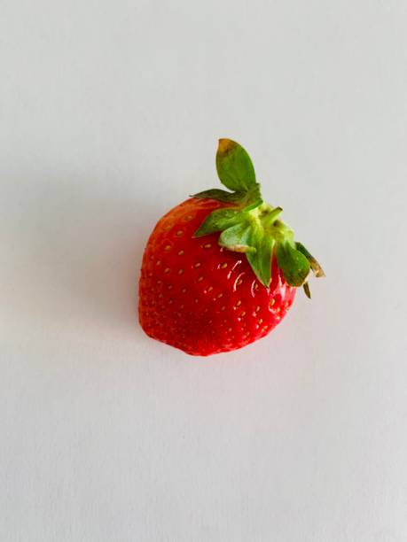 istock Fresh strawberry isolated on white background 1203131852