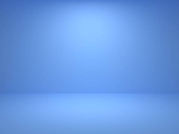 blaue wand hintergrund - schatten im mittelpunkt fotos stock-fotos und bilder