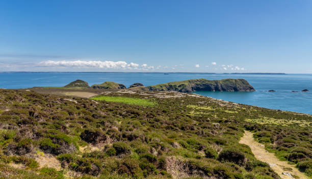 istock View from the cliff tops walking the coastal path on Ramsey Island 1203132081