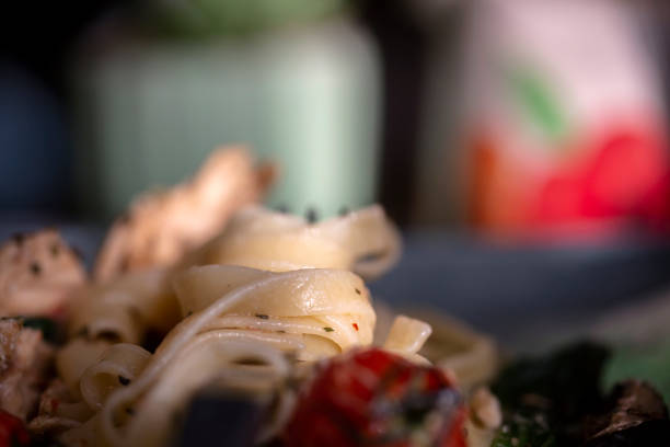 istock homemade spaghetti with tomato and chicken meat 1203132133