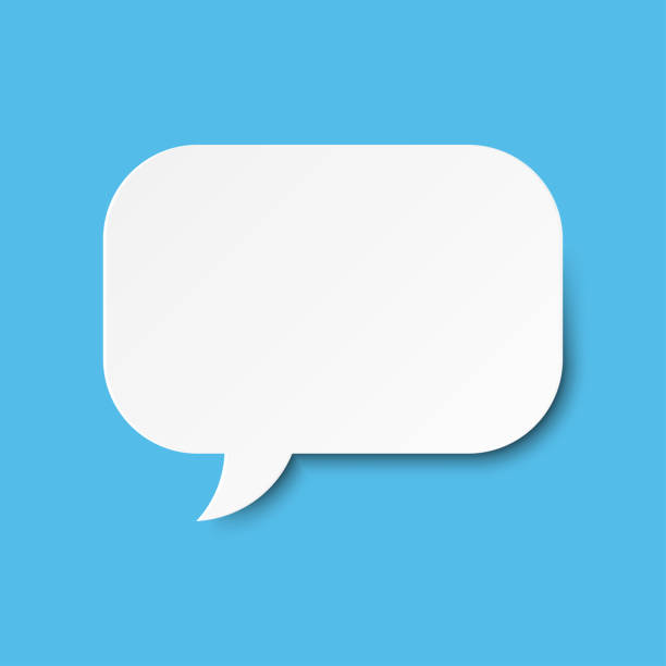 istock Paper art with white bank cloud on blue sky background.  Graphic resources about speech bubble 1203137023