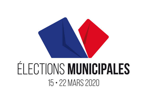муниципальные выборы во франции в 2020 году - mayor stock illustrations