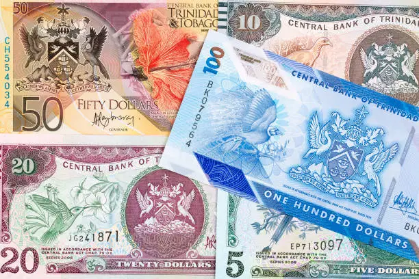 Photo of Trinidad and Tobago dollar a business background