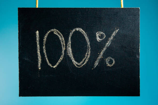 istock Chalk board is hanging with the inscription 