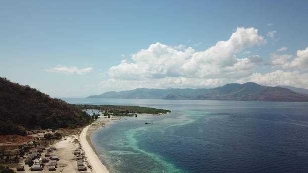 istock Maumere - A drone shot of a small island 1203150769