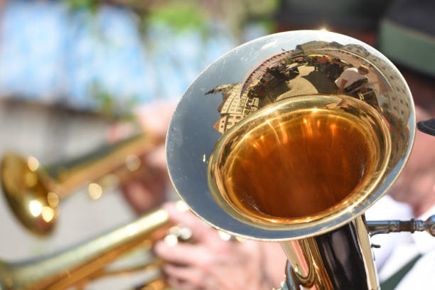 istock The tenor horn is a large-scale brass instrument 1203154480
