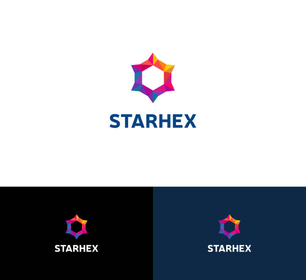 Hexagon Star Colorful Logo Hexagon Star Colorful Logo

A beautiful colorful logo start with comb inside, made of 6 corners shape, and low poly parts. star of david logo stock illustrations
