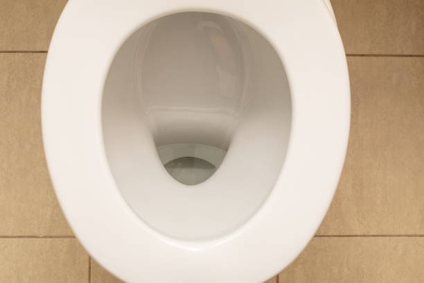 istock Toilet bowl at a bathroom 1203158150