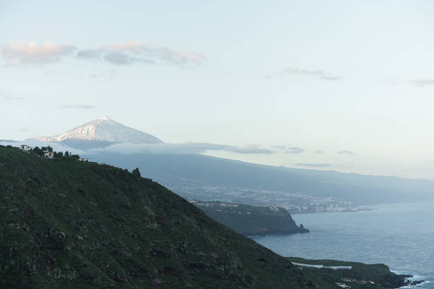 Tenerife island. El Teide, ocean from the North side.