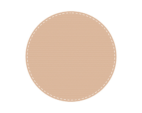 Round Patch Background Round Patch With Stitches Stock Illustration - Download Image Now ...