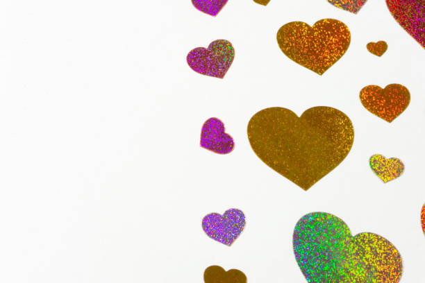 istock greeting card for valentines day ,anniversary with heart shape 1203160557
