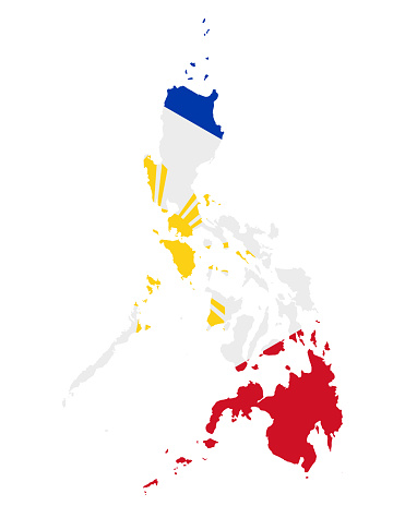 Flag In Map Of Philippines Stock Illustration - Download Image Now ...