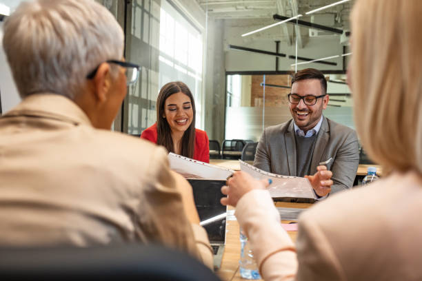 istock Group of people on a business meeting. 1203161784