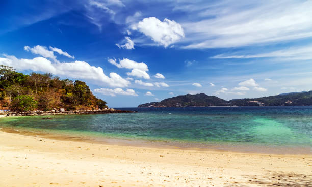 istock seaa Landscape sand beach sea 1203169159