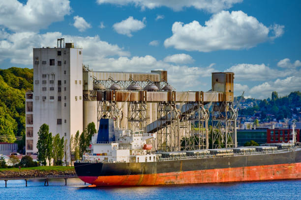 istock Tanker at Industrial Port 1203172648