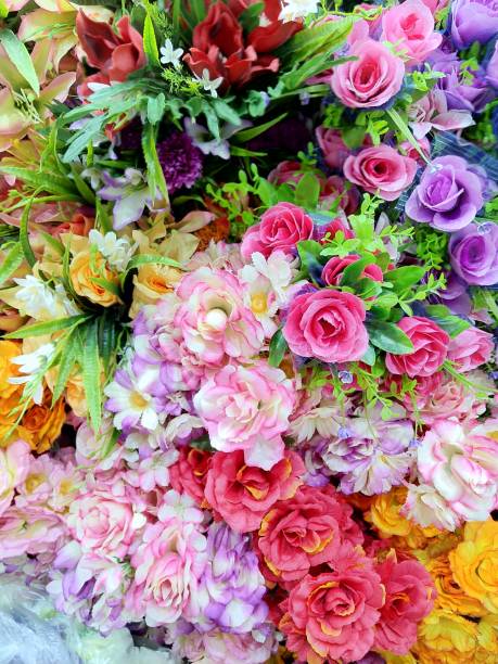 istock The Various of Plastic Flowers 1203175285