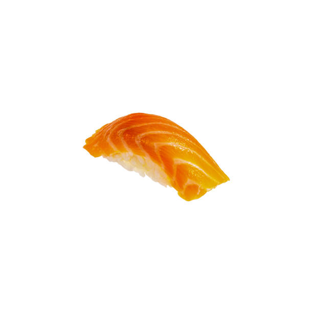 istock Japanese Sushi isolated on white background. Close up. Studio photo. 1203181190