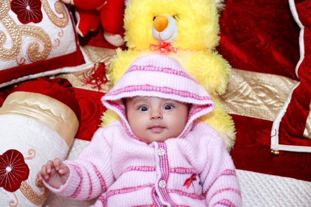 An angelic smiling baby.
