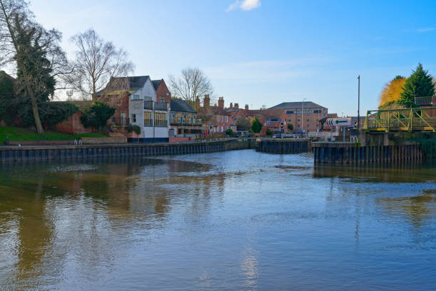 istock River Trent locks and wharfs at Newark on Trent 1203195829