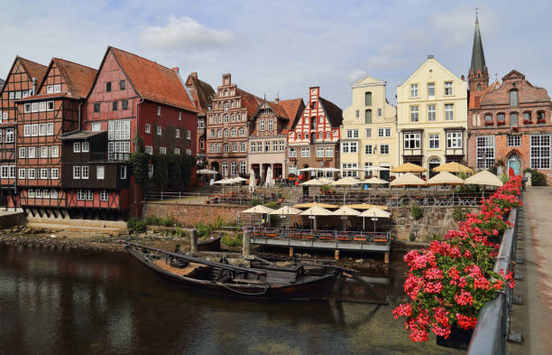 istock Luneburger harbor in Luneburg, Germany 1203200918