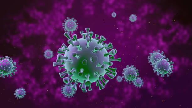 istock Infected virus cells. Microscopic view 3D Rendering concept for Coronavirus. 2019-nCoV, SARS and MERS. 1203201196
