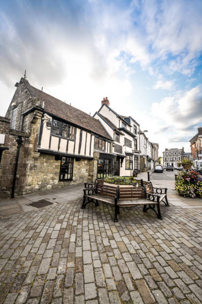 istock Cobbled Street In Shaftesbury, UK 1203202501
