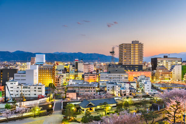 istock Kofu, Japan Cityscape in Spring 1203204193
