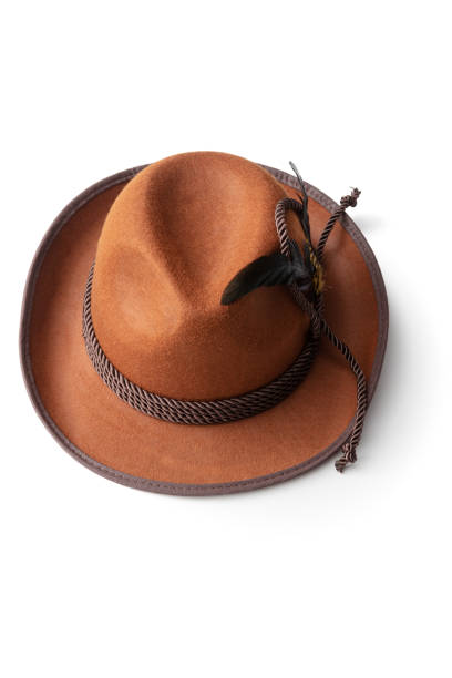 istock Hats: German Hunters Hat Isolated on White Background 1203204669