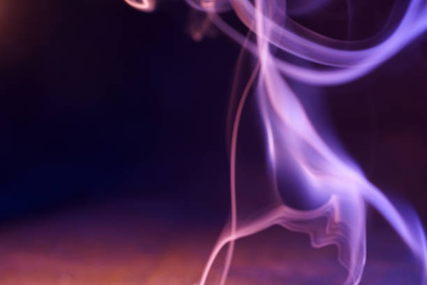 istock Smoke with color foils Photographed in the studio 1203208118