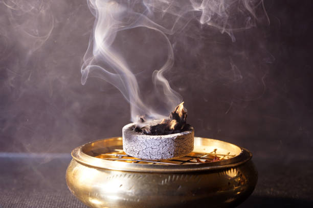 istock Smoke with color foils Photographed in the studio 1203208480