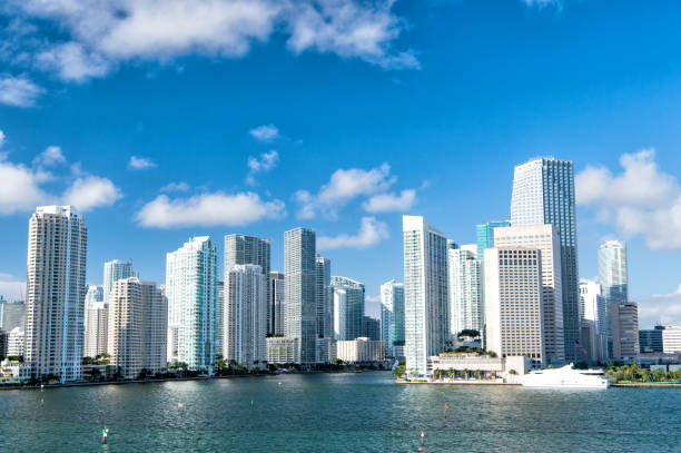 istock Seascape with skyscrapers in Bayside 1203214548