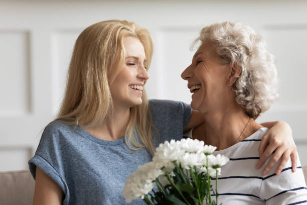 istock Joyful two generations woman celebrating special occasion. 1203220254