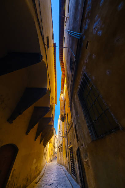 istock Narrow street in old town 1203225586