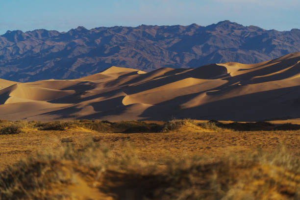 istock Scenic view of Gobi desert at sunset 1203230034