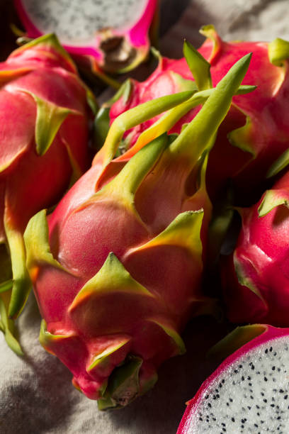 istock Raw Pink Organic Dragonfruit PItaya 1203235318
