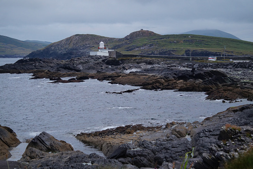 One of the westernmost Irish lighthouses is located on Valentia Island on the road from Knightstown to Glanleam.