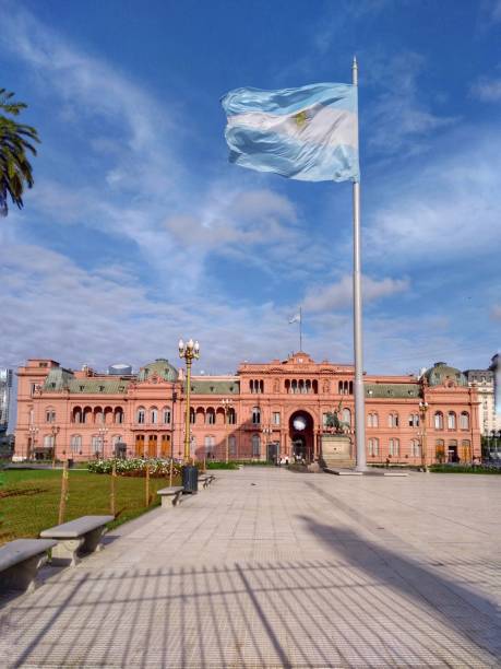 istock Casa Rosada (Pink House), Plaza de Mayo, Buenos Aires, Argentina 1203244808