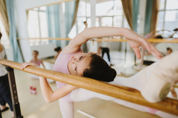 istock Little ballerina during the class 1203251916