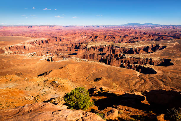 istock Above Canyonlands valley, dramatic landscape at sunset – Utah, USA 1203255601