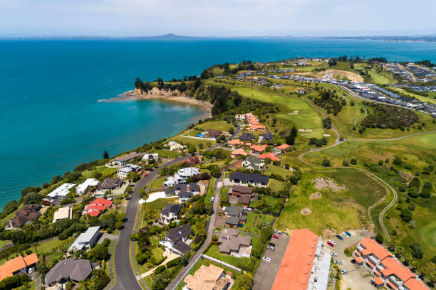 istock Auckland Aerial View 1203257597