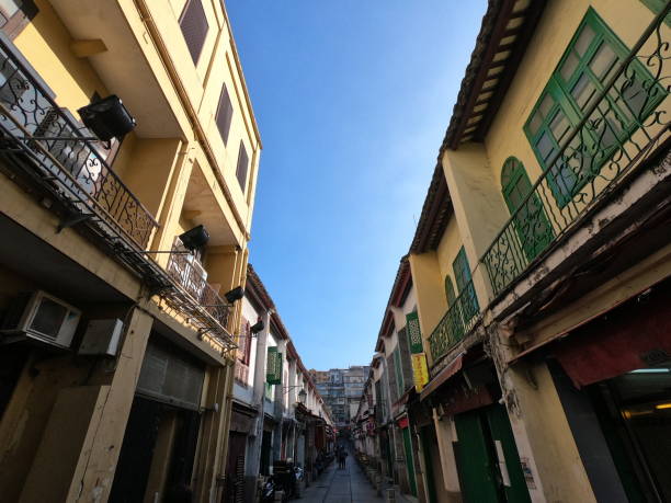 istock the street view of Macau 1203266277