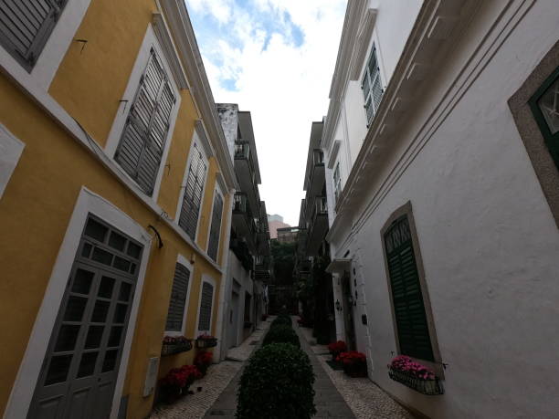 istock the street view of Macau 1203266317