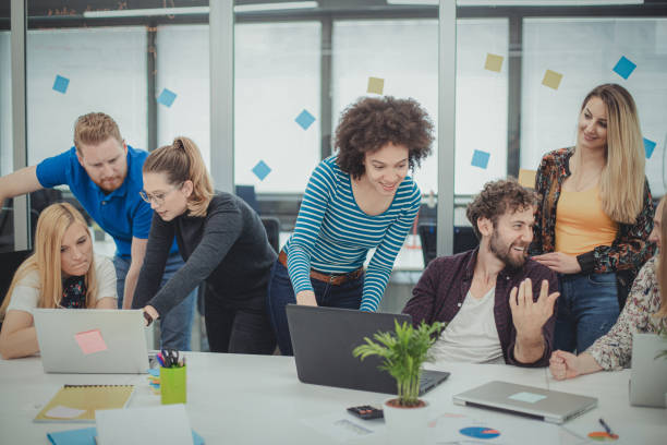 istock A busy day in the office 1203266914