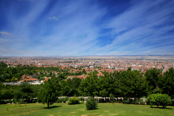 The city of Eskisehir in Turkey. The city of Eskisehir in Turkey. Panoramic city scape. eskisehir stock pictures, royalty-free photos & images