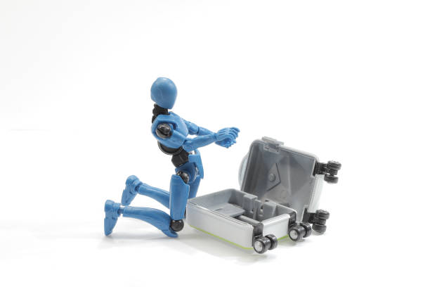 istock a scale of figure with the luggage 1203271125