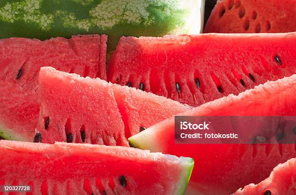 Watermelon Stock Photo - Download Image Now - Close-up, Color Image, Cross Section