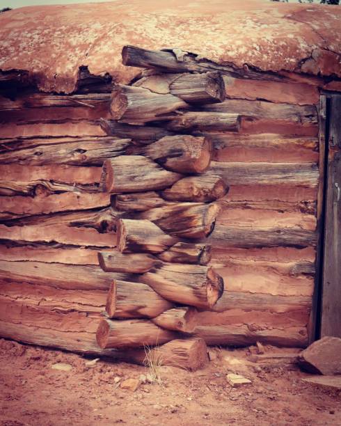 istock Old log cabin in NM 1203288433