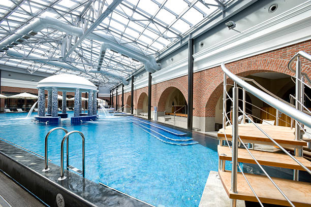 istock swimming pools in a spa hotel 120330845